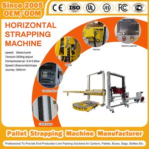 Hydraulic Waste Paper Baler Machine Sugar Factory/ Food Processing Plant/ Cold Chain Storage/Horizontal Strapping Machine with Rapid Automatic Tying System