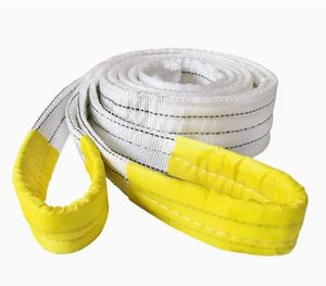 Hot Sale Webbing Sling Polyester Round Sling Lifting Sling Belt for Cargo Rescue Winch