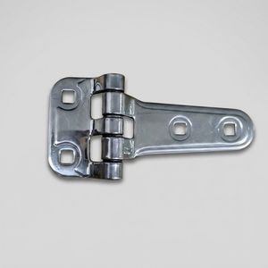 3.5 Inch Stainless Steel Polished Strap Hinge with Square Holes