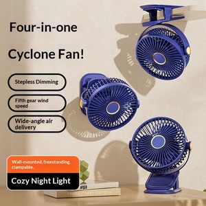 Small Desk Clip on Portable Fan Rechargeable Battery Operated Small USB Mini Fan