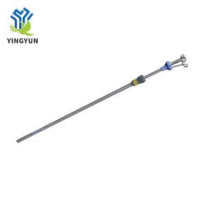 Adjustable Height 4 Hooks Hospital Bed Furniture IV Pole Stands for Medical Use