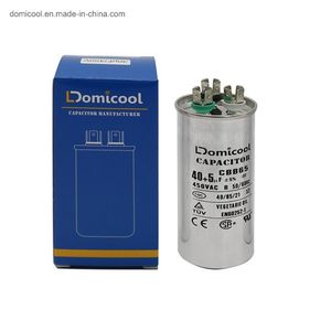 HVAC 35+5mfd Aluminium Case Air Conditioner Dual Cap Polyethylene Film Cbb65 Start Motor Running Capacitor
