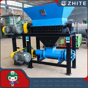 Double Shaft Scrap Metal/Plastic/Tyre Shredder Machine Household Waste Crusher