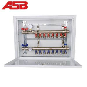 Hot Sale Brass Manifolds with Flow Meter for Ufh Systems Multi-Size