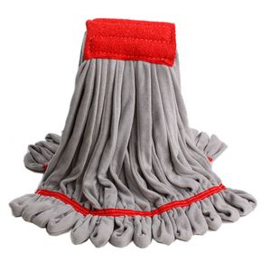 Microfiber Wide Stripe Tube Wet Mop Head Customized Color for Household and Commercial Cleaning