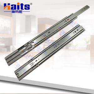 Furniture Fittings 51mm Heavy Duty Soft Closing Slides Telescopic Drawer Slide Factory