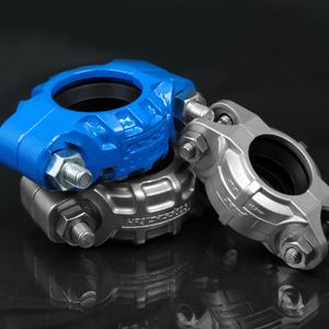 In Stock Flexible 316 304 1200psi Victauliceuro Coupling Grooved Pipe Fittings Connectors Clamp