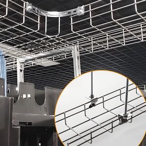 Electro Zinc Plated Cable Trays Wire Basket Cable Tray