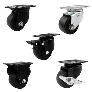 Benyu Heavy Duty Nylon Industrial Caster with Double Bearing Low Noise