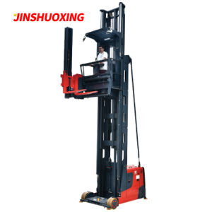 1.5 Ton 1.6 Ton Man-up Very Narrow Aisle Forklift Electric Order Picker 3 Way Stacker