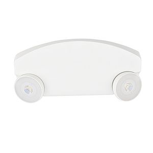 Emergency LED Light with White Housing and Battery Backup