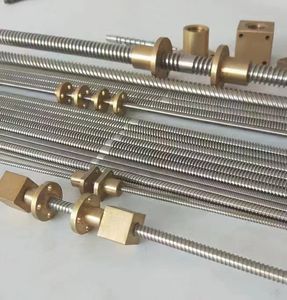 Hot Sale China Lead Screw T8*2 100mm Lead Screw with Brass Nut for 3D Printer