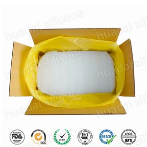 60 Shore a Htv Silicone Rubber Raw Material Compounds Solid Silicone Rubber for Extrusion Products HD-6167p
