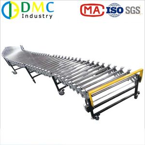 Modular Logistics Automatic Industrial Telescopic Flexible Belt Conveyor Motor Roller Conveyor for Logistic Roller