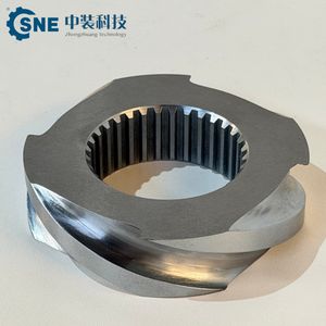 High-End New Design Polished High-Temperature Resistant OEM Extruder Screw Element for Recycling and Reprocessing
