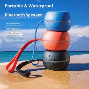 Wireless Portable Bluetooth Speaker Waterproof Ipx6 for Shower, Pool & Outdoor Adventures Mini Speaker