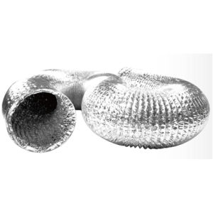 Single or Double Layer Aluminum Foil Flexible Duct