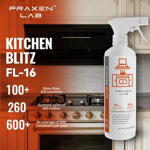 Factory Direct Kitchen Degreaser Heavy Duty Grease Remover Disinfectant Spray 500ml for Stainless Steel Ceramic Enamel Degreaser