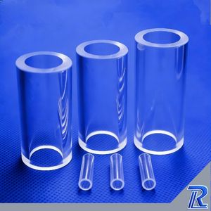 High Purity Clear Quartz Glass Tube High Temperature Resistant