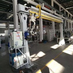 Advanced Blue and Yellow Self-Adjusting Welding Robot Manipulator