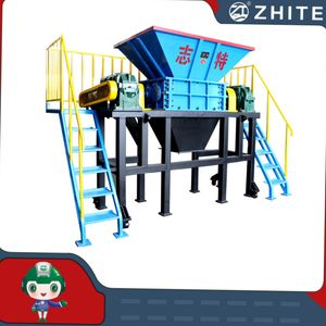 Medical Waste Customize Small Plastic/Wood/Tyre/Metal Shredder Machine