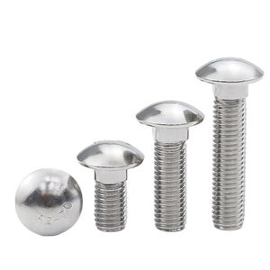 Cold Formed Zinc Plated Carriage Bolt for Indoor Wooden Furniture Mounting