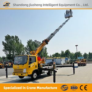 Exterior Wall Decoration Aerial Work Platform 28m Telescopic Boom Aerial Work Trucks