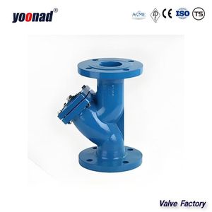 ISO/CE/ANSI 150lb Pn16 DN100 DN150 Wcb Carbon Steel Flange Y Type Strainer Filter Valve