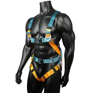 New Style Multicolor Work Rescue Climbing Fall Protection Personal Protective Equipment Safety Harness for Body Harness