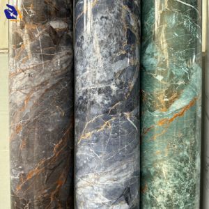 UV Coating Scratch Resistant Marble Design Hot Stamping Foil for PVC Sheet