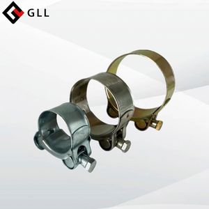 Heavy Duty Single Bolt Strong Durable Reinforced Steel Pipe Hose Clamps Fittings