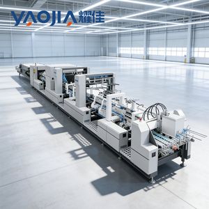 High-Speed PLC Controlled Automatic Box Gluing Machine Featuring Memory Function and One-Touch Operation