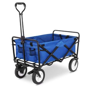 Heavy Duty Camping Cart Bench Trolley Folding Outdoor Utility Wagon for Camping/Gardening