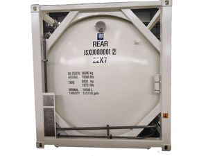 T75 Cryogenic Liquid Gas Oxgen Nitrogen Helium 40FT LNG ISO Tank Container