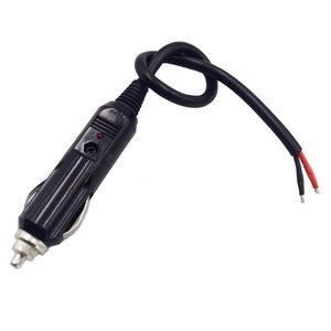 Low Profile 12V 5A 10A 15A DC Auto Car Cigarette Lighter Plug Replacement Cable