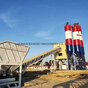 Concrete Equipment Steel Silo Machine Cement Ready Plant Concrete Batching Mixing Plant