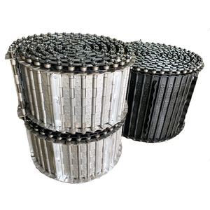 Steel Hinged Apron Chip Conveyor Chain Belt for CNC Conveyors