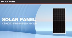 Chisage Factory Price Half Cut 144 Cell 550W Mono Solar Panel for Solar Power System