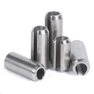 304 316 Stainless Steel Cylindrical Elastic Pin DIN1481 Spring Loaded Pin
