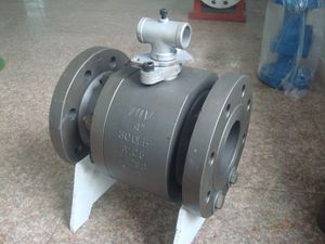 Forged Carbon Steel A105 300LB Flanged End FP Ball Valves