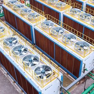 Adiabatic Air Cooled Heat Exchanger Dry Cooler for Data Center Cooling