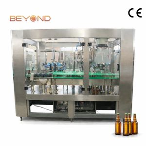 Industrial Psgc Series Glass Bottle Beer Filling Capping Packing Machine for 3-in-1 High Technological Machine