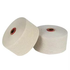 Cotton Yarn Cone T Shirt Yarn Cotton Blend Yarn Anti Odor 100% Recycled Natural Color for Weaving Ne 8/1 10/1