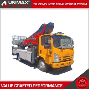 Lgmg Dingli Manitex Axion 20m 30m 35m 40m 45m 60m Truck Mounted Boom Lift Aerial Lift Bucket Truck Elevated Work Platform Truck Mounted Articulated Boom Lift