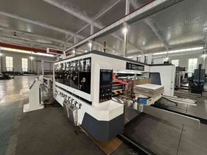 Automatic Flexo Printing Folder Gluer Machine Production Linkage Line