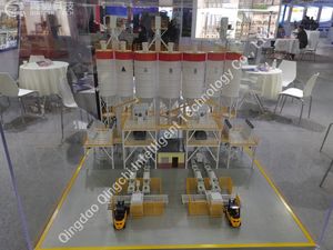 Compact Dry Mix Mortar Production Line Equipped with Energy Saving Mini Mortar Mixer for Tile Adhesive, Gypsum Plaster and Wall Putty Production