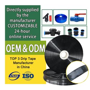 Agricultural Spray Irrigation System High Pressure Water Hose Sprinkler Rain Pipe 32mm Fittings Expendable Flexible Layflat PE Garden Plastic Rain Hose
