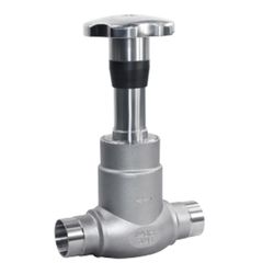 Hygienic Stainless Steel 316L Pn10 Globe Valve with Clamped End