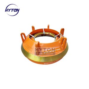 Xt510 Xt720 Xt710 Manganese Steel Mantle Bowl Liner Suit Terex C1540r Stone Cone Crusher Wear Parts