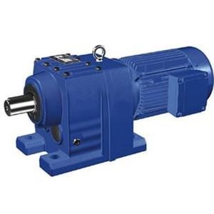 R Reduction Motor Gearbox Shaft Mounted Gear Reducer Reductor Inline Gearbox with Motor 1.5 Kw
